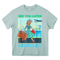 Arona see you later assholes t shirt Heavy Core Tee - DesignPulse