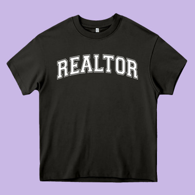 Realtor Heavy Core Tee Designed By Designpulse