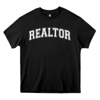 Black realtor Heavy Core Tee - DesignPulse