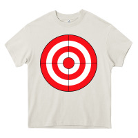 Cream bulls eye target lazy diy halloween costume darts shooting t shirt Heavy Core Tee - DesignPulse