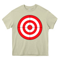 Mossy bulls eye target lazy diy halloween costume darts shooting t shirt Heavy Core Tee - DesignPulse