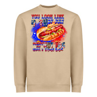 You Look Like 4th Of July Makes Me Hot Dog Want A Heavyweight Sweatshirt | Teevron