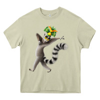 Mossy All Hail King Julien Heavy Core Tee - DesignPulse