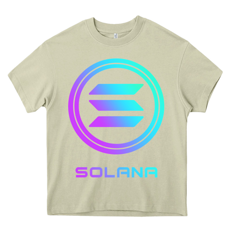 Solana Crypto Sol Coin Blockchain Decentralized Application Long Sleev Heavy Core Tee by DesignPulse | Teevron