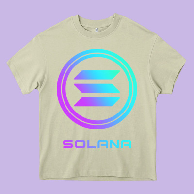 Solana Crypto Sol Coin Blockchain Decentralized Application Long Sleev Heavy Core Tee Designed By Designpulse