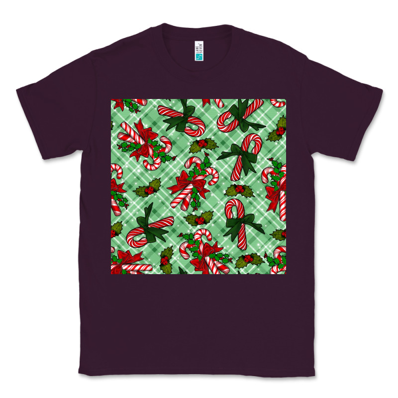 Christmas Candy Cane Classic Tee by NancyCooperArtShop | Teevron