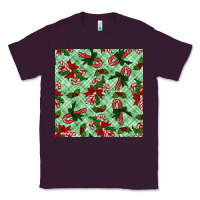 Plum Christmas candy cane Classic Tee - NancyCooperArtShop