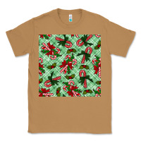 Toasted Coconut Christmas candy cane Classic Tee - NancyCooperArtShop