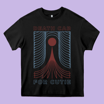 Death Cab For Cutie Heavy Core Tee Designed By Designpulse
