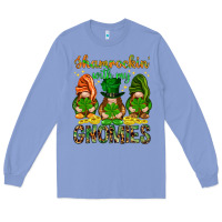 Colony Blue Shamrockin' with my gnomies St. Patricks day Long Sleeve Tee - HowdyJamesFarm