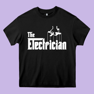 The Electrician The Godfather Parody Design Hipste Heavy Core Tee Designed By Pixelwave