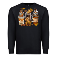 Black Coffee gnome Premium Sweatshirt - BarkalooDesign