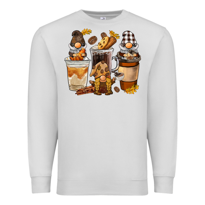 Coffee Gnome Premium Sweatshirt by BarkalooDesign | Teevron