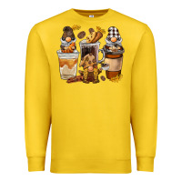 Lemon Coffee gnome Premium Sweatshirt - BarkalooDesign