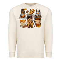 Sandshell Coffee gnome Premium Sweatshirt - BarkalooDesign