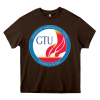 Chocolate Brown graduate, theological, education (GTU) Heavy Core Tee - PixelWave