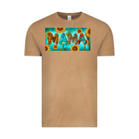 Vintage Camel western mama with sunflowers and cactus Vintage Tee - RanaPortraitStore