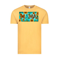Vintage Mustard western mama with sunflowers and cactus Vintage Tee - RanaPortraitStore