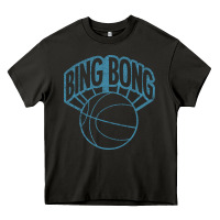 Asphalt bing bong vintage distressed Heavy Core Tee - PixelWave