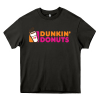Asphalt Dunkin'donuts Heavy Core Tee - PixelWave