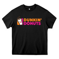 Black Dunkin'donuts Heavy Core Tee - PixelWave