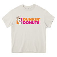 Cream Dunkin'donuts Heavy Core Tee - PixelWave