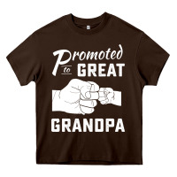 Promoted To Great Grandpa Heavy Core Tee | Teevron