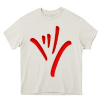 Cream asl (american sign language) tshirt  i love you classic Heavy Core Tee - PixelWave