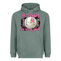 Sage in october we wear pink volleyball Heavyweight Hoodie - BarkalooDesign