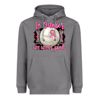 Storm in october we wear pink volleyball Heavyweight Hoodie - BarkalooDesign