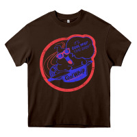 Chocolate Brown cool whip vintage design   80s aesthetic Heavy Core Tee - PixelWave