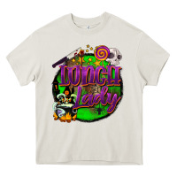 Cream halloween lunch lady Heavy Core Tee - BarkalooDesign
