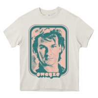 Cream patrick swayze retro 80s fan aesthetic design Heavy Core Tee - PixelWave