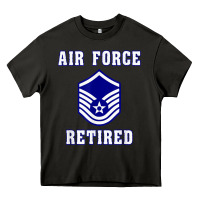 Asphalt military master sergeant air force retired t shirt Heavy Core Tee - PixelWave