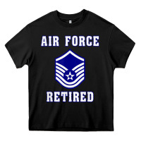 Military Master Sergeant Air Force Retired T Shirt Heavy Core Tee | Teevron