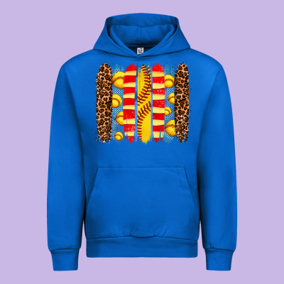 Softball  Brushstrokes Urban Hoodie Designed By Adodesignshop
