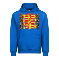 Cobalt softball  brushstrokes Urban Hoodie - AdoDesignShop