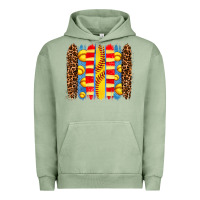 Pigment Oil Green softball  brushstrokes Urban Hoodie - AdoDesignShop