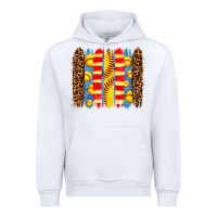 White softball  brushstrokes Urban Hoodie - AdoDesignShop