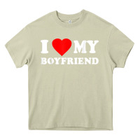 Mossy I Love My Boyfriend T-Shirt Heavy Core Tee - PixelWave