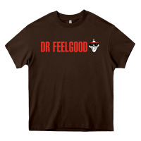 Chocolate Brown Dr. Feelgood Heavy Core Tee - PixelWave