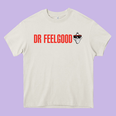 Dr. Feelgood Heavy Core Tee Designed By Pixelwave