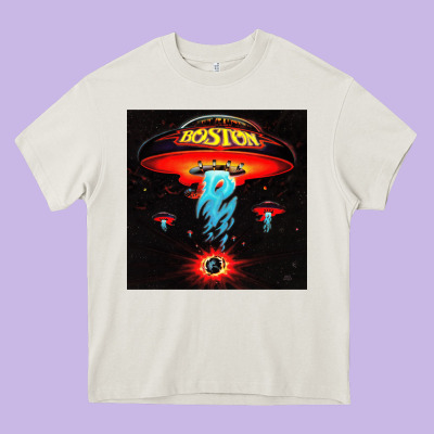 Boston Classic Heavy Core Tee Designed By Pixelwave