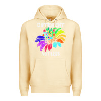 Pina Colada Different Not Less Daisy Autism Puzzle Premium Hoodie - CowhideDigitalArt