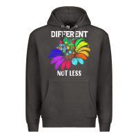 Smoke Different Not Less Daisy Autism Puzzle Premium Hoodie - CowhideDigitalArt