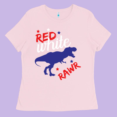 4th Of July Dinosaur Ladies Tee Designed By Bettercallsaul