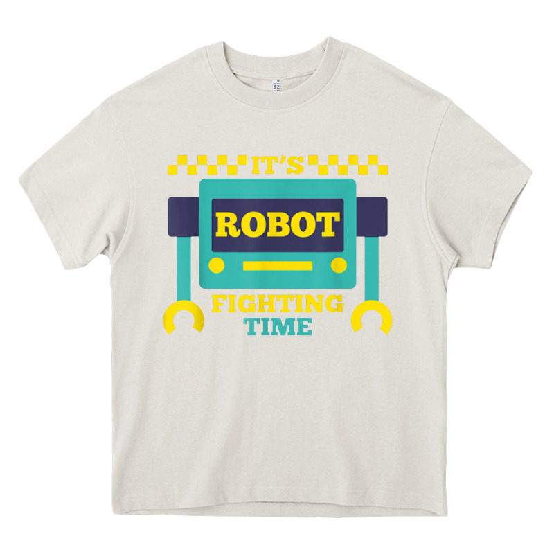 It's Robot Fighting Time Funny Robotics Engineer Battle Bots Heavy Core Tee by PixelWave | Teevron