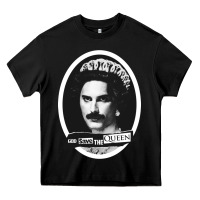 Black god save the quen king music Heavy Core Tee - PixelWave