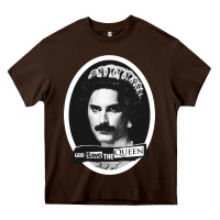 Chocolate Brown god save the quen king music Heavy Core Tee - PixelWave