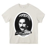 Cream god save the quen king music Heavy Core Tee - PixelWave